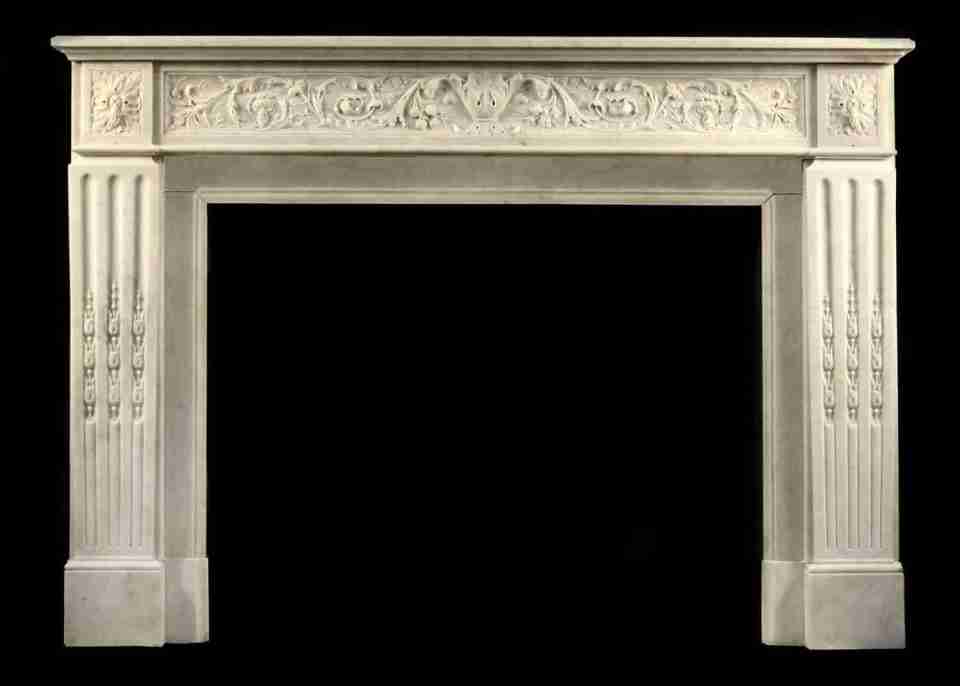 Mentmore marble fire surround