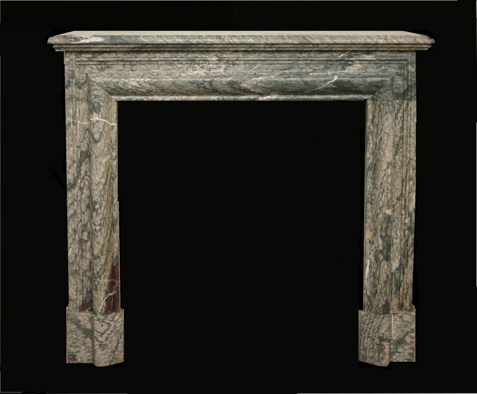 Pyrenean marble fire surround